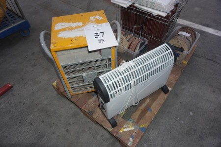 Heater fan. Marked. Master B9-TH. 9 kW. 400 volts. + electric radiator