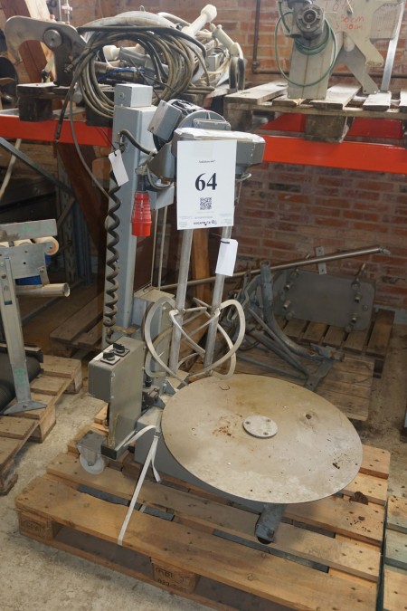 Forcible mixer for powder, etc. With adjustable height of the mixers. Type: B 606.