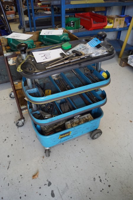 Tool trolley 65x88x36 cm with content