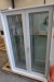 Wood / aluminum window, Anthracite / white, H170xB108.8 cm, frame width 14.8 cm, inward, with rescue opening, 3-layer glass. model Photo