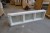 Holz / Aluminiumfenster, Anthrazit / Weiß, H50xB165,3 cm, Rahmenbreite 14,8 cm, mit festem Rahmen, 3-lagiges Mattglas.