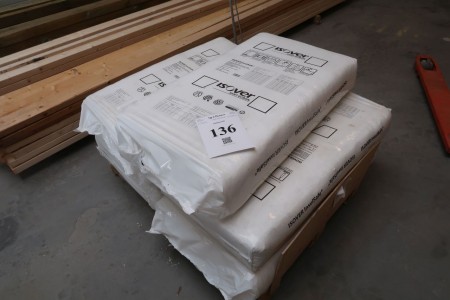 5 pakker isolering Isover Insulsafe. 15 kg pr pakke