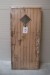 Outhouse door, left out, H205xB95 cm. Frame width 10 cm