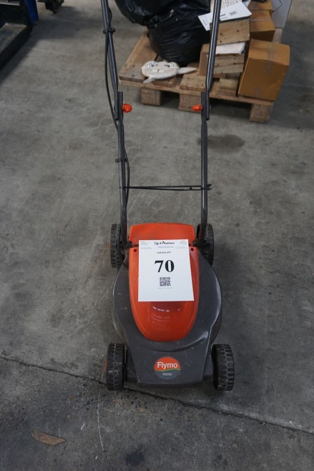 Electric lawn mower. Marked. Flymo.