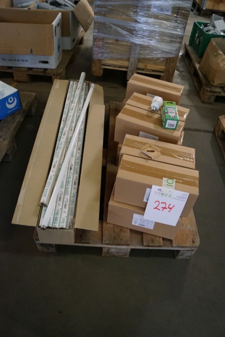 Fluorescent lamps + 10 boxes of energy bulbs
