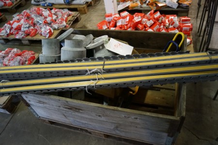 Various iron flancer + rails and more