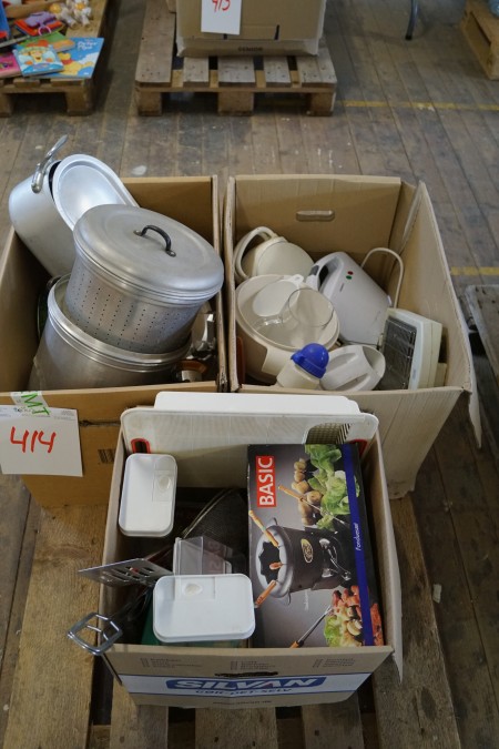 Cookware + juice cooker + fishing pot, and more