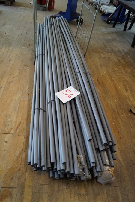 PVC pipe without sleeve l: 300 cm