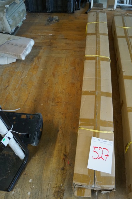 1 kasse med 4 stk PVC folde døre 83x2310 cm, farve RAL 5101