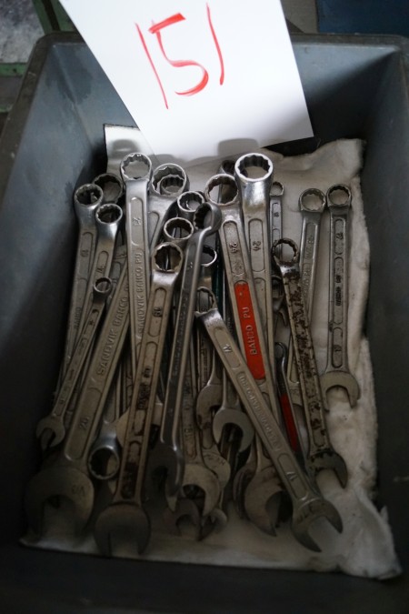Box with BAHCO wrenches