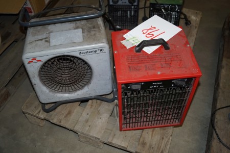 2 heater fans