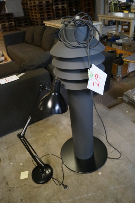 Architect lamp + outdoor lamp h.130 ø.40 cm