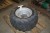 Wheel with tires for GIANT mini loader 31x15.50-15 with small notch in deck