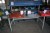 Workbench / packing table 230x88x86 cm, without content