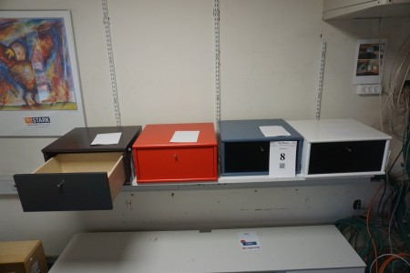 4 pcs. mistral drawer elements. 46x42x20 cm. New