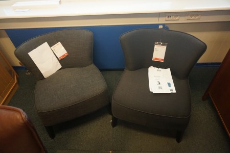 2 Stück Stühle. 1 Stück: Farbe: Anthrazit. Modell: Mailand. 1 Stück: Modell 69. Farbe: grau. neu