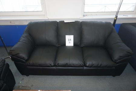 2 and 3-person sofa. Leather.