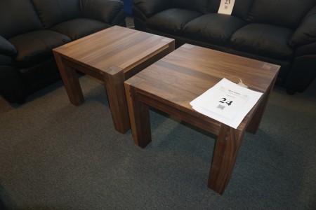 2 pcs. coffee tables. Massive. 65x65x50 cm.