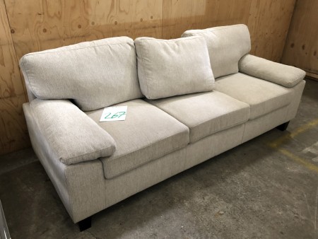 Three-seater sofa. Fabric. Width: 200 cm.