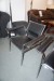 2 pcs. leather chairs. 77.5x73 cm.