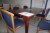 Spisebord. 90x160x73 cm. + 5 stole. Kirsebær Brugt