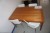 Dining table. Cherrywood. With extension. 135x90x77 cm. + 4 chairs in white crown