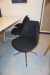 Table laminate with 2 additional plates. 100x296 cm. With 7. various chairs.