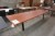 Long table. Mahogany. 360x100x73 cm.