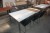 Corgon spisebord. Med plader. 100x200x73,5 cm. + 6 stk. stole.
