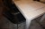 Spisebord. Bøg sæbe. 180x90x74 cm. + tillægsplader. + 5 stk. stole.