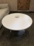 Coffee table. Ø: 100 cm. Height: 54 cm. Used