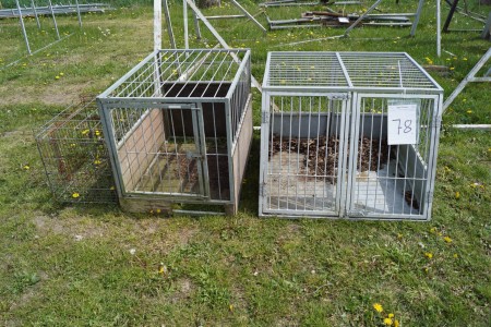 3 transport cages for animals