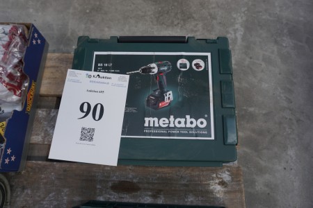 Metabo battery drill. BS 18 LT.