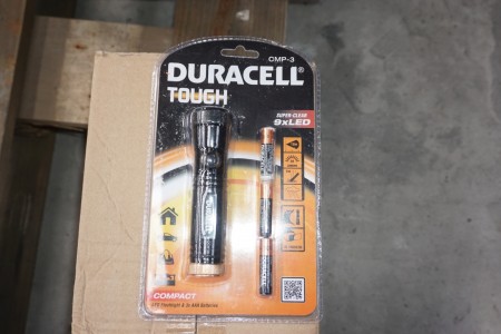 36 pcs. Duracell torch tough pen led CMP3 incl. AAA batteries.