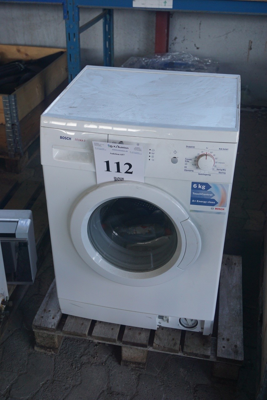 problem hul Antipoison Bosch Maxx 6 dryer. - KJ Auktion - Machine auctions