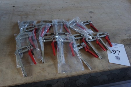 Large batch of Henla G16L clamp pliers approximately 17 pcs