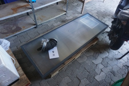 Solar collector 65x180 cm.