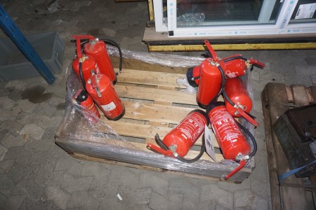 7 fire extinguishers.