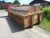 Lukket affaldscontainer til wirehejs 246x520 cm