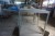 Rullebord med aluramme og træplade 116x60x90 cm