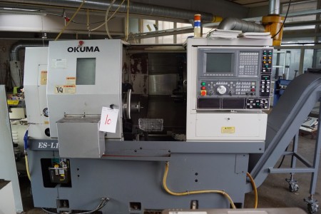 CNC MACHINE Marke: OKUMA Typ: ES-L10-M Steuerung: OKUMA OSP-U10L, wurde gerade gewartet, mit zusätzlichem Werkzeug, einschließlich Handbüchern