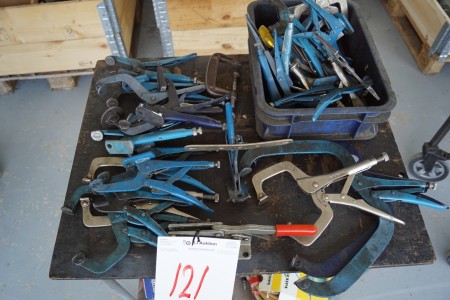 Clamps of different sizes