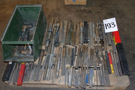 Pallet of various reamers