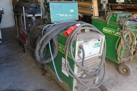 Migatronic welder KME 550 with cables + wire feed KT62-5 Yard unit