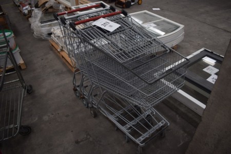 3 pieces. shopping carts
