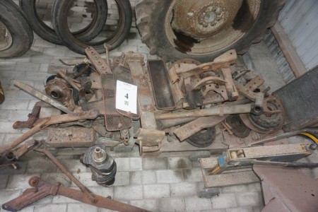 Lot of various spare parts.