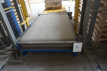 Powered roller conveyor 210x110 cm