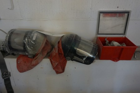 3 pieces. exhaust mask with filter.