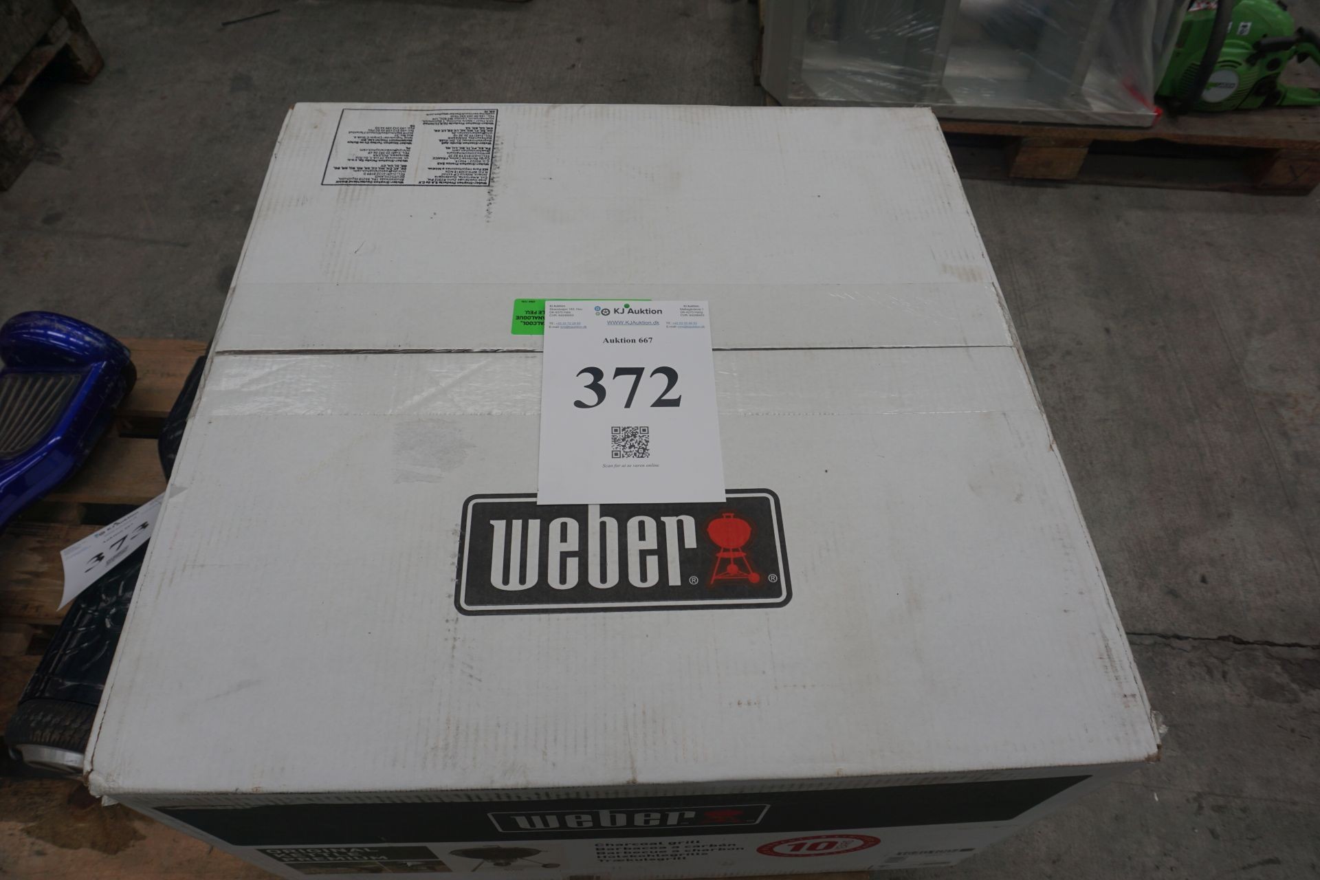 Weber grill ny. KJ Auktion Maskinauktioner