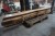 5 pieces. beams. Tree. Treated. Length of approx. 260 cm. Width approx. 34 cm. (varying size)